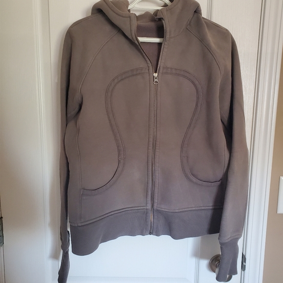 lululemon athletica Tops - Lululemon - Women’s Hooded Zip Jacket - Taupe Sz Lg